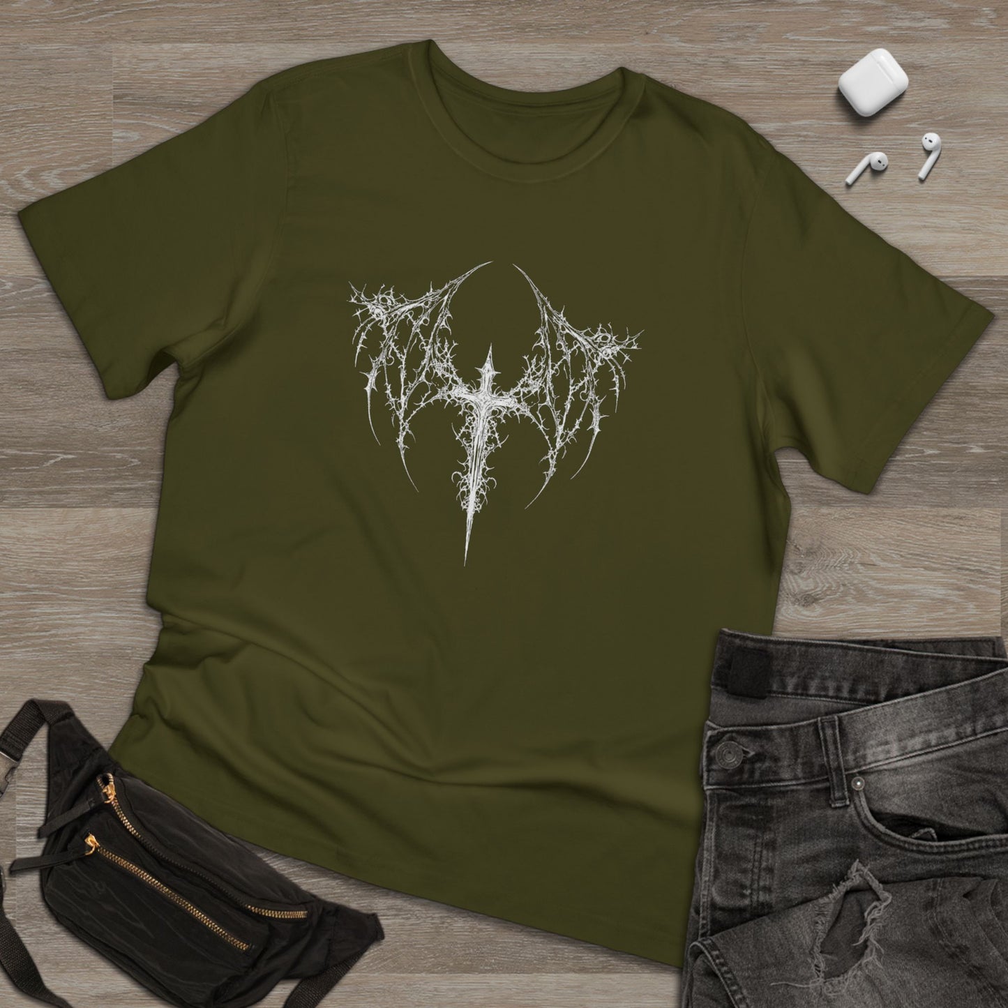 Glow Cross T-Shirt — Subtle Religious Faith Tee