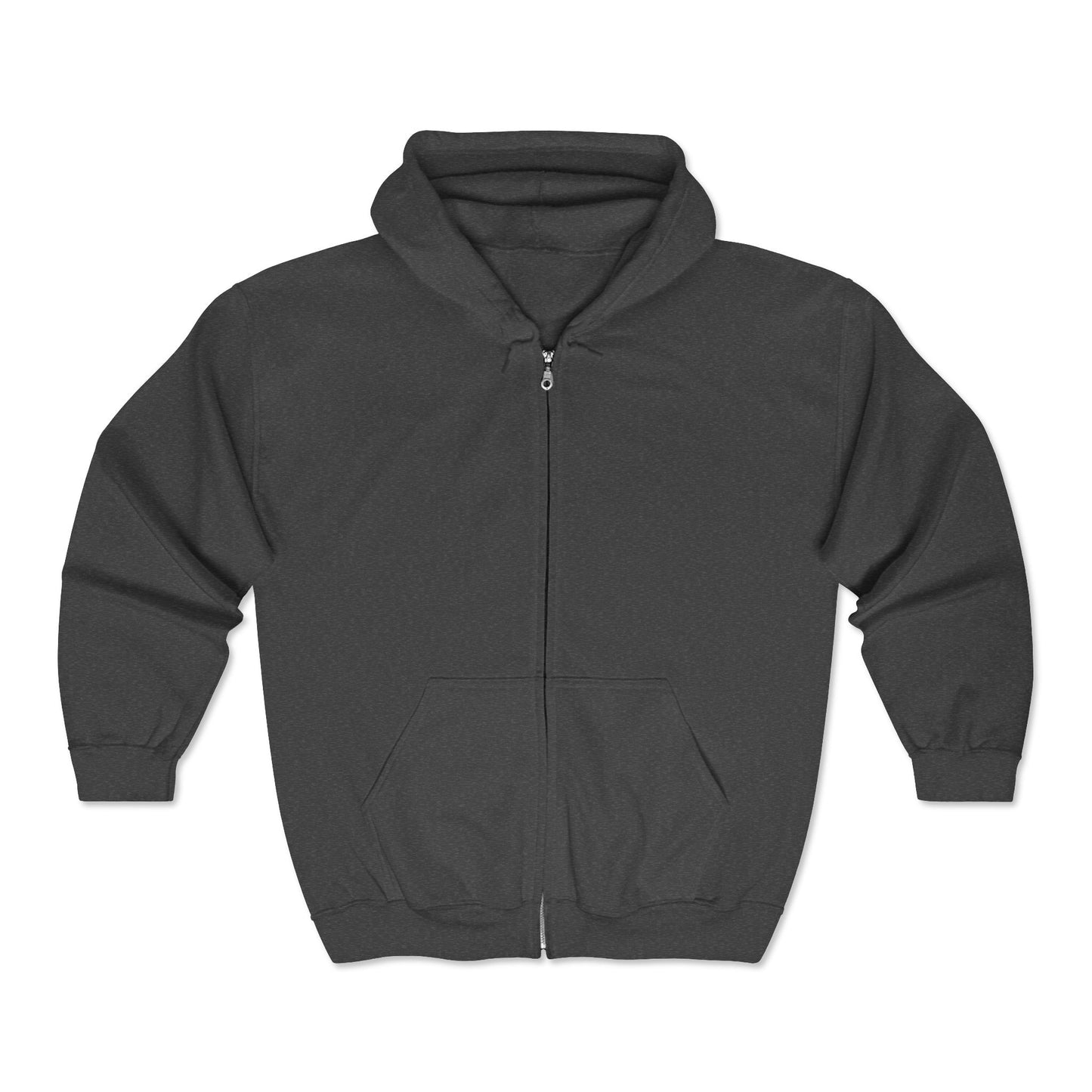 Backview Portrait Zip Hoodie – Casual Streetwear Graphic Sweatshirt