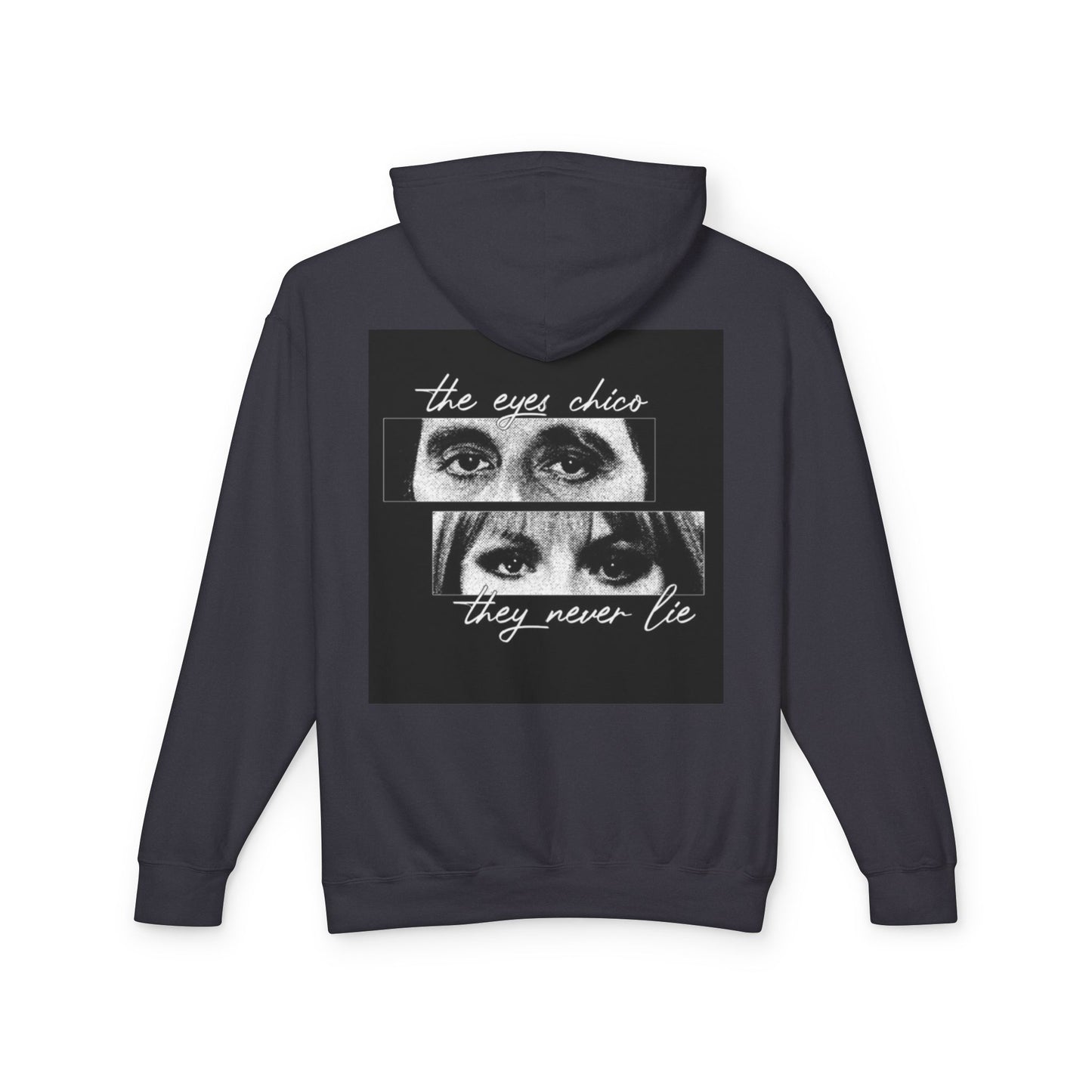 Eyes Never Lie Hoodie — Vintage Noir Graphic Hooded Sweatshirt