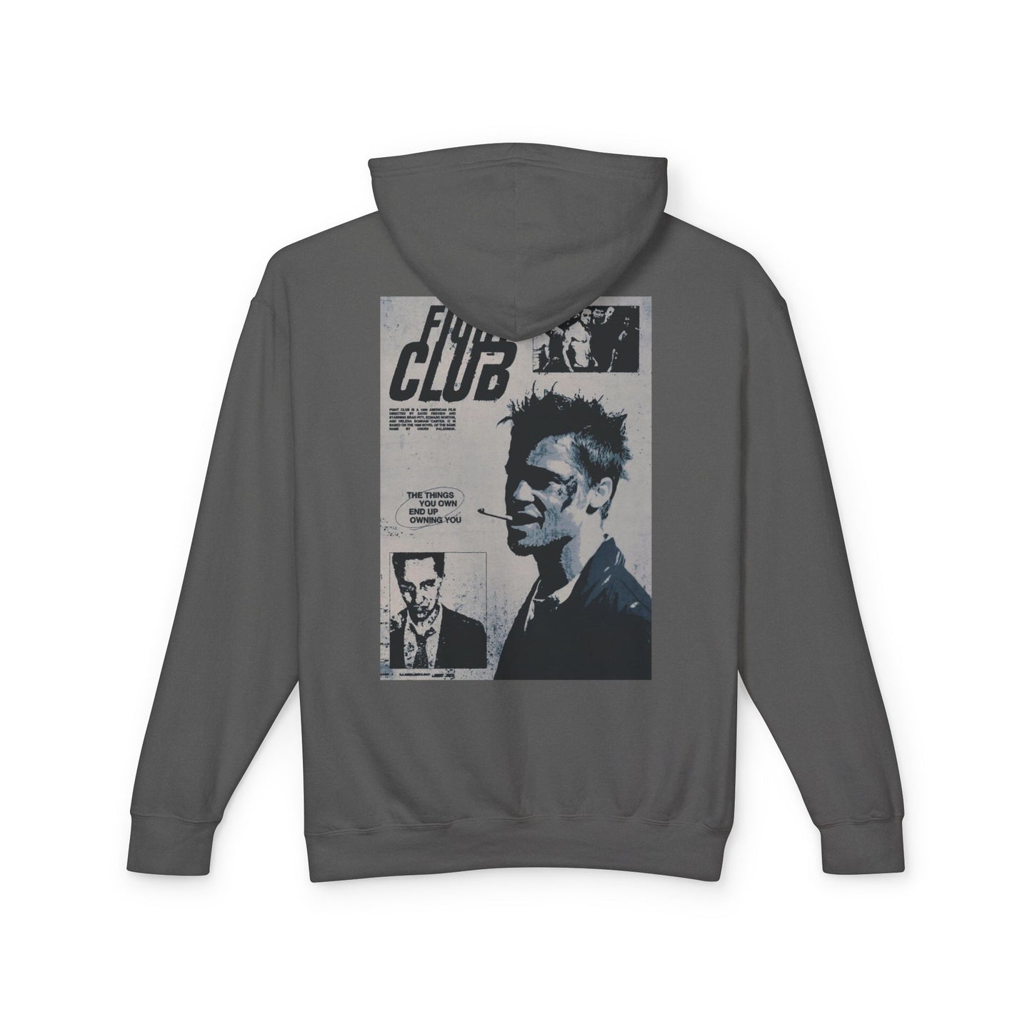 Fight Club Poster Hoodie — Retro Movie Graphic Pullover