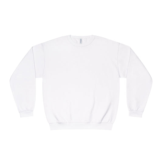 Graphic Crewneck Sweatshirt — Monochrome Portrait Design